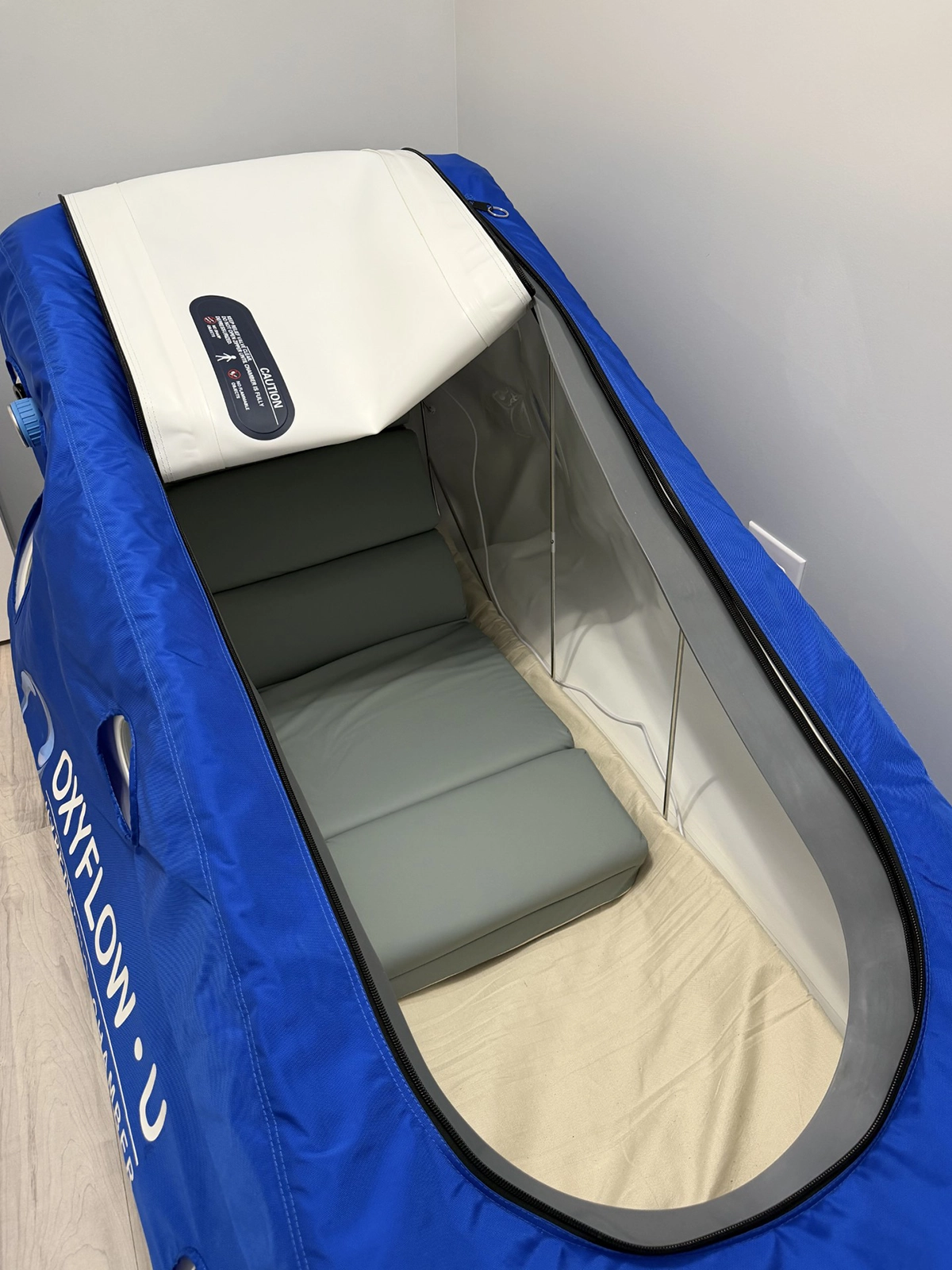 Inside of hyperbaric chamber